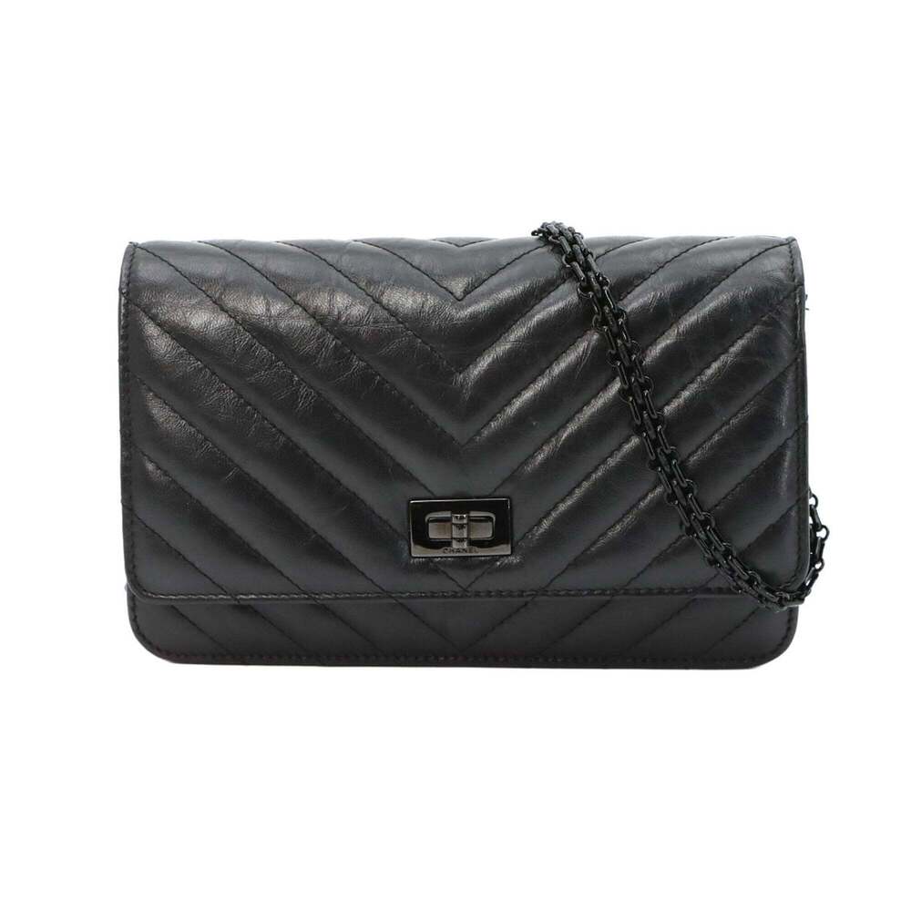 CHANEL Black Leather Wallet - Picture 1 of 10